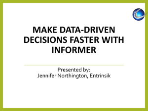 Make Better Data-Driven Decisions with Entrinsik