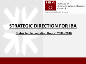 2nd Report - Institute of Business Administration