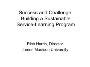 Success and Challenge in Building a Sustainable Service