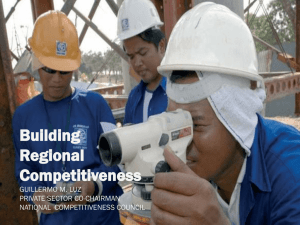 BCC RegionalCompetitiveness - Philippines Development Forum