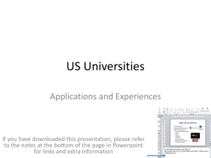 US Universities