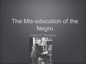 1916 Establishes the Journal of Negro History.
