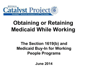 medicaid06252014 - RESNA Catalyst Project