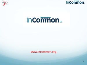 InCommon Overview