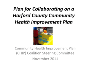 Materials Presented - Harford County Health