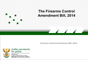 firearms amendment b.. - Gun Owners of South Africa
