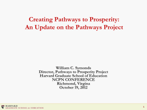 Pathways to Prosperity: Meeting the Challenge of Preparing