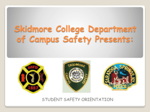 Skidmore Department of Campus Safety
