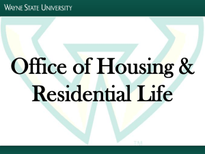 Office of Housing and Residential Life