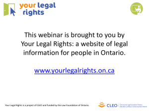 Example - Your Legal Rights