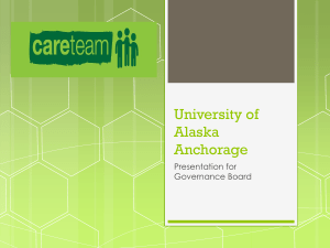 UAA Care Team Presentation - University of Alaska Anchorage