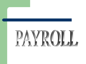 Payroll Presentation - La Biomed Resources