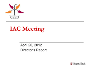 IAC Meeting - College of Engineering