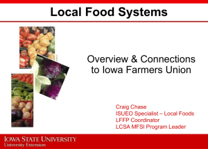 Organic Presentation - Iowa State University Extension and Outreach
