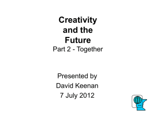 Creativity and the Future