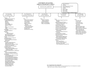 Organizational Chart - Office of the Provost, University of Illinois at