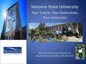 The Sonoma Experience - The California State University