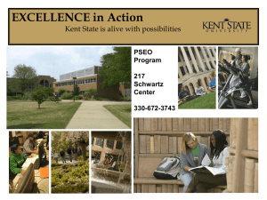 EXCELLENCE in Action - Kent State University