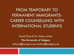 Career Counselling with International Students