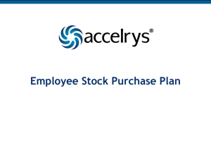Employee Stock Purchase Plan Employee Stock