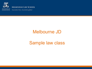 Professor Miranda - Melbourne Law School