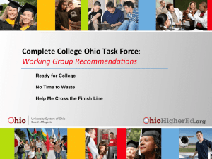 Adopt a consistent, comprehensive statewide definition of “college