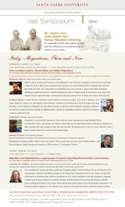 Vari Symposium - Italian Cultural Institute