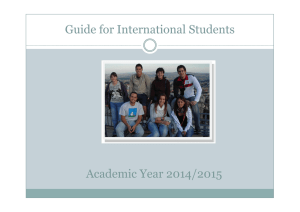 Guide for International Students - Università degli Studi del Molise