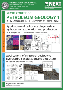 petroleum geology 1 - Dottorato di Ricerca in Scienze della Terra
