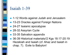 Isaiah 7:1-9
