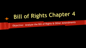 Bill of Rights Chapter 4