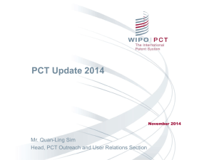 PCT Update 2014