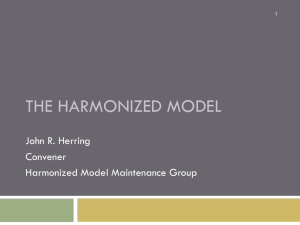 What the Harmonized Model Is and How It Is Stored