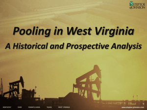 Pooling in WV - WVONGA is