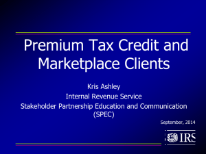 Advanced Premium Tax Credit
