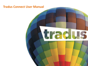 Tradus Connect User Manual