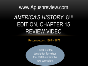 America`s History Chapter 15