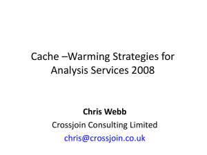 Warming Strategies for Analysis Services 2008