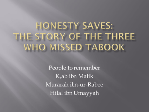 Honesty saves: The story if three who missed Tabook