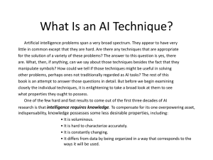Rich Chapter 1 AI Techniques