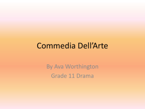 Commedia Dell`Arte- Ava