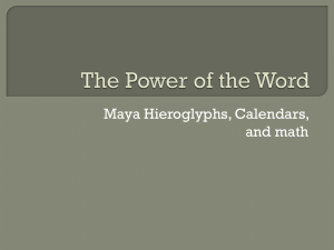 Maya Glyphs Presentation