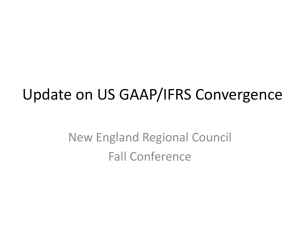 Update on US GAAP/IFRS Convergence