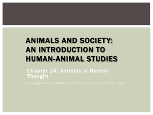 Animals as Symbols - Animals and Society Institute