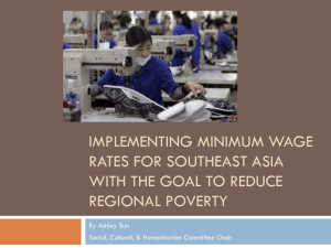 Implementing Minimum Wage Rates for Southeast Asia with the