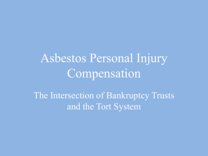 Asbestos Personal Injury Compensation