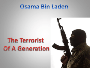 Osama Bin Laden -GONE