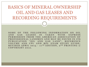 Oil and Gas Land - Association of Indiana Counties