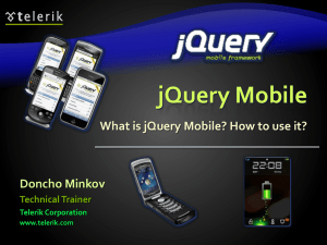 jQuery Mobile - mobile