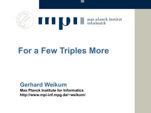 Slide - Max Planck Institute for Informatics